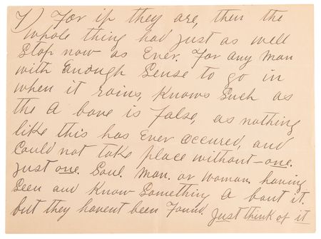 Lot #6158 Jim Younger Autograph Letter Signed, Denouncing Criminal Rumors: 