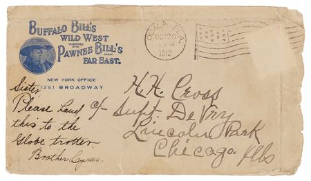 Lot #6167 William F. 'Buffalo Bill' Cody Autograph Letter Signed: 