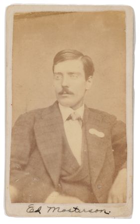 Lot #6113 Wyatt and Virgil Earp Archive: Signed Leasing Contract and Autograph Bill to the City of Tombstone - Image 6