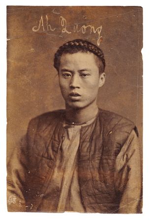 Lot #6127 California Sheriff's Letter and Mug Shot of Chinese Criminal (1885) - Image 3