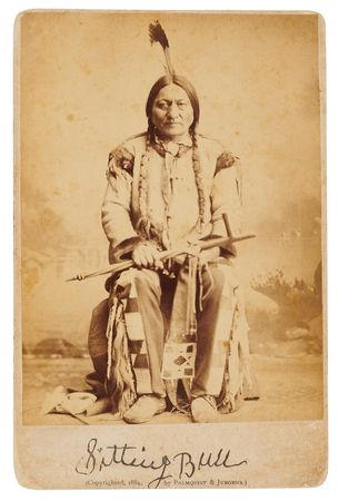 Lot #6053 Sitting Bull Cabinet Photograph by
