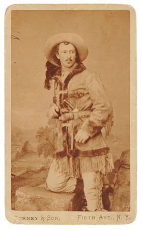 Lot #6179 Texas Jack Omohundro Signed Carte-de-Visite Photograph - Image 2