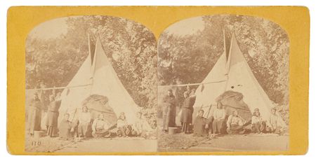 Lot #6073 Omaha Indians (2) Stereoview Photographs - Image 3