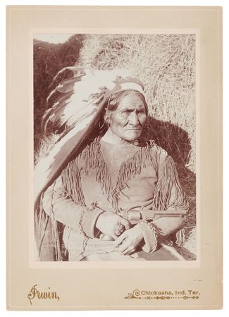 Lot #6047 Geronimo Cabinet Photograph by William
