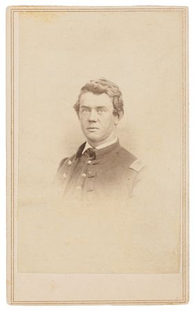 Lot #6039 Frederick W. Benteen Signed Civil War-Dated Carte-de-Visite Photograph - Image 2