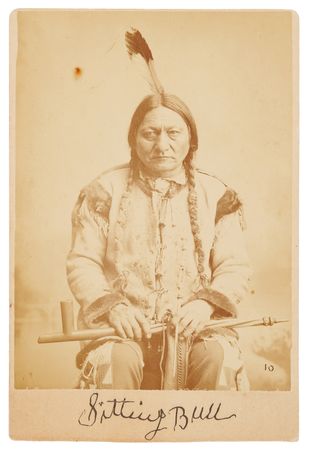 Lot #6056 Sitting Bull Cabinet Photograph by