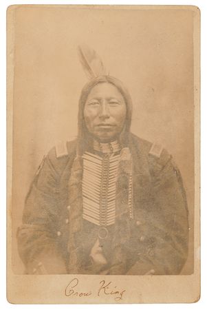Lot #6076 Crow King Cabinet Photograph by D. F. Barry - Image 1