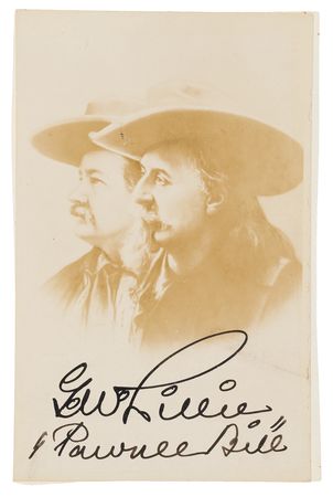Lot #6175 Gordon W. 'Pawnee Bill' Lillie Signed