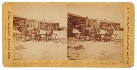 Lot #6066 Fort Berthold Peace Treaty Signing