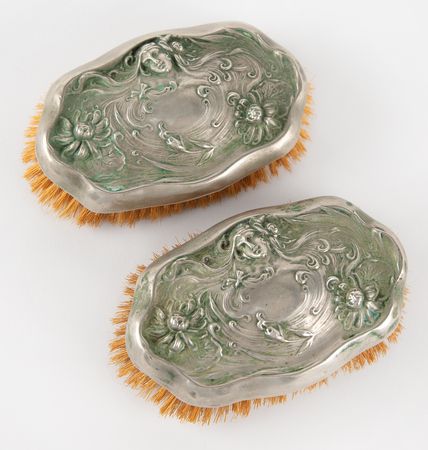 Lot #6145 Frank James's Personally-Owned Eyeglasses, Brushes, and Accessories - Image 2