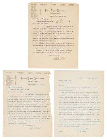 Lot #6180 Native Americans (3) Indian Rights