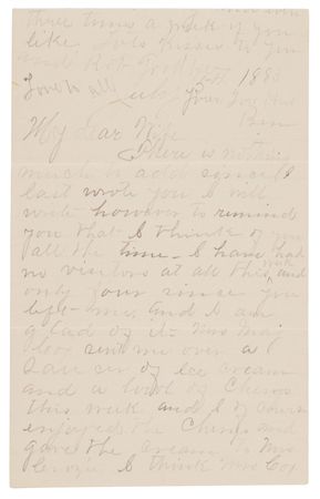 Lot #6136 Frank James Autograph Letter Signed from