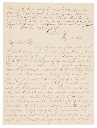 Lot #6135 Frank James Autograph Letter Signed from