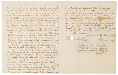 Lot #6015 William Wilson Autograph Letter Signed: 