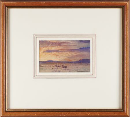 Lot #6105 Edward Borein Original Watercolor