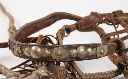 Lot #6095 Simon Bolivar 1825 Silver-Mounted Horse Saddle, Bridle, and Trunk - A Finely Detailed Presentation to 