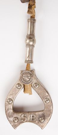 Lot #6095 Simon Bolivar 1825 Silver-Mounted Horse Saddle, Bridle, and Trunk - A Finely Detailed Presentation to 