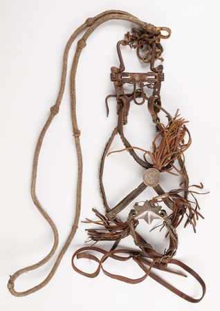 Lot #6095 Simon Bolivar 1825 Silver-Mounted Horse Saddle, Bridle, and Trunk - A Finely Detailed Presentation to 