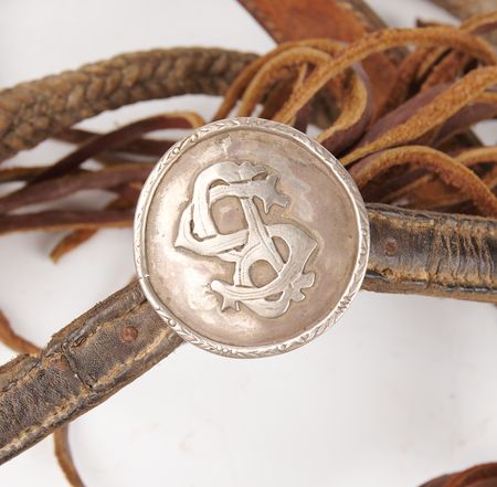 Lot #6095 Simon Bolivar 1825 Silver-Mounted Horse Saddle, Bridle, and Trunk - A Finely Detailed Presentation to 