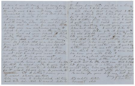 Lot #6017 Gold Rush: P. J. Norton Collection of (21) Handwritten Letters on Mining Life in California, 1851-1863 - Image 3