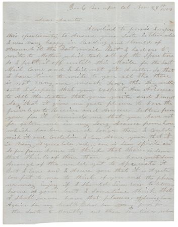 Lot #6017 Gold Rush: P. J. Norton Collection of (21) Handwritten Letters on Mining Life in California, 1851-1863 - Image 4