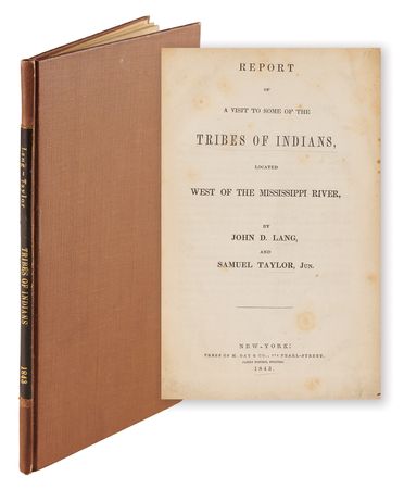 Lot #6065 Indian Removal: Report of a Visit to