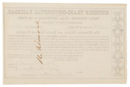 Lot #6042 John C. Fremont Signed Bond - Image 2