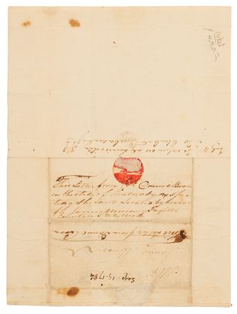 Lot #6093 Daniel Boone Autograph Letter Signed as Deputy Surveyor, Referencing Land “20 Miles from Boonesborrough” (1784) - Image 3