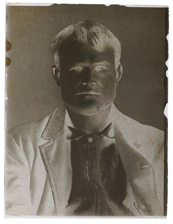 Lot #6131 Butch Cassidy Original ‘Mug Shot’ Glass Negative - One of Only Three Known Portraits of the Outlaw - From His First and Only Arrest (1894) - Image 3