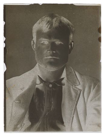 Lot #6131 Butch Cassidy Original ‘Mug Shot’ Glass Negative - One of Only Three Known Portraits of the Outlaw - From His First and Only Arrest (1894) - Image 4