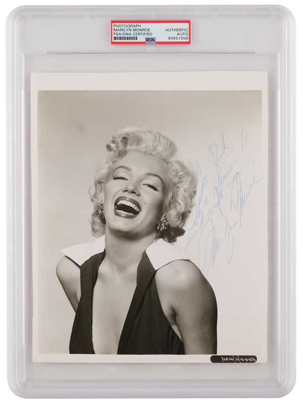 Lot 399 Marilyn Monroe Signed Photograph to Bit-Part Actor Dick Ryan: 