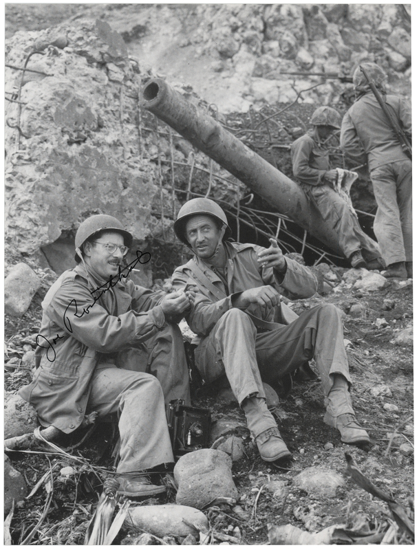 Lot 112 Iwo Jima: Joe Rosenthal Signed Photograph
