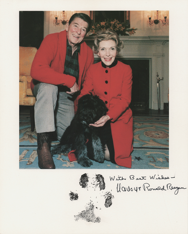 Lot 189 Ronald and Nancy Reagan Signed Photograph