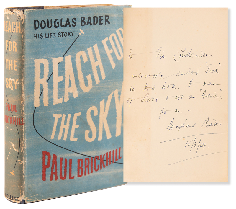 Lot 43 Douglas Bader Signed Book - Reach for the Sky
