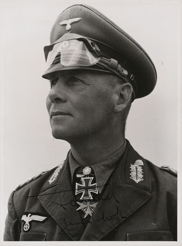Lot 39 Erwin Rommel Signed Photograph