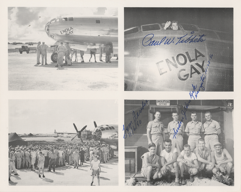 Lot 105 Enola Gay Signed Photograph