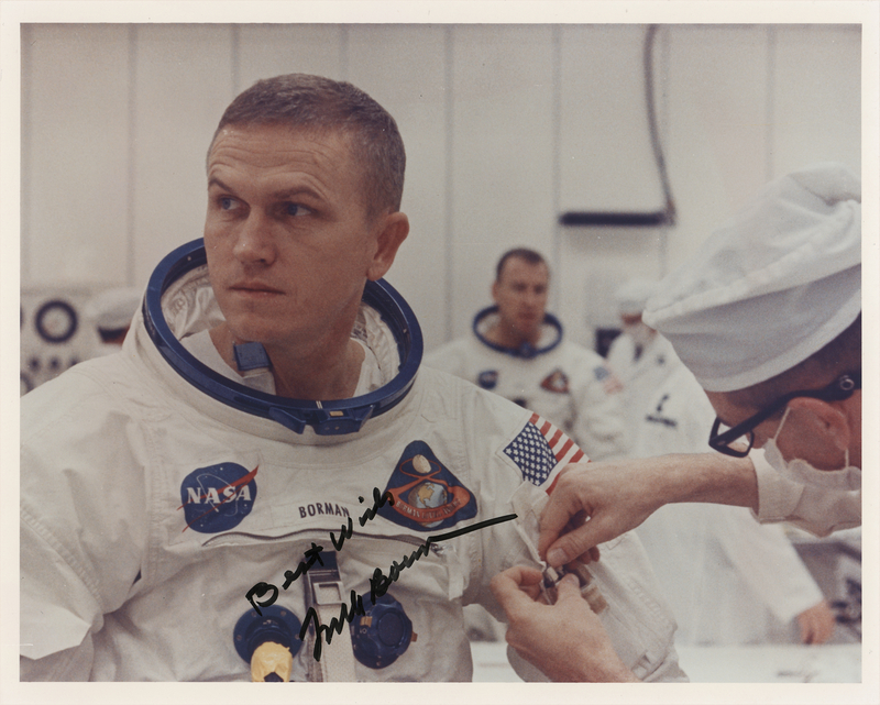 Lot 309 Frank Borman Signed Photograph