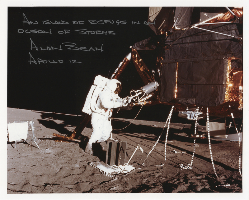 Lot 319 Alan Bean Signed Photograph