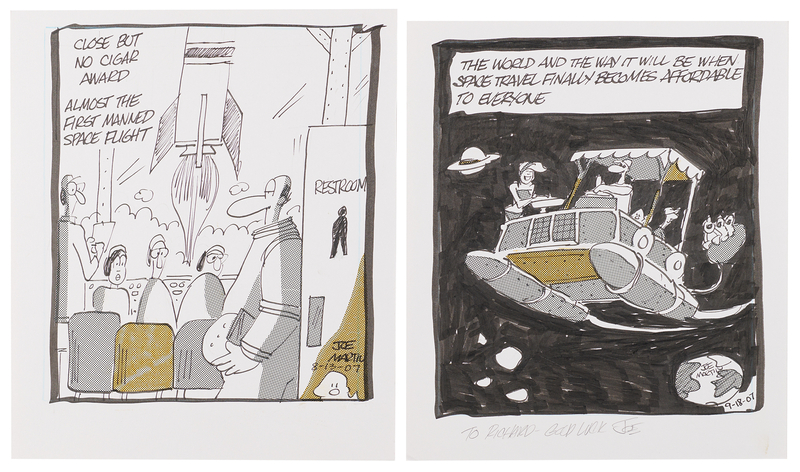 Lot 337 Joe Martin (2) Original Comic Strips