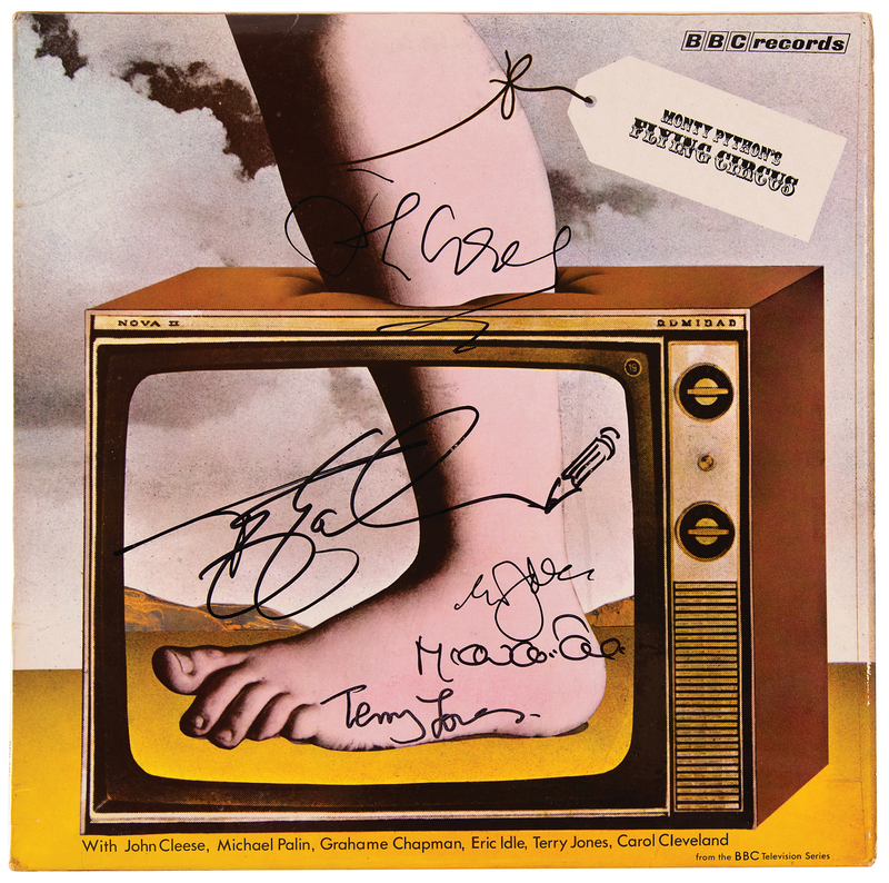 Lot 447 Monty Python Signed Album - The Worst of Monty Python's Flying Circus