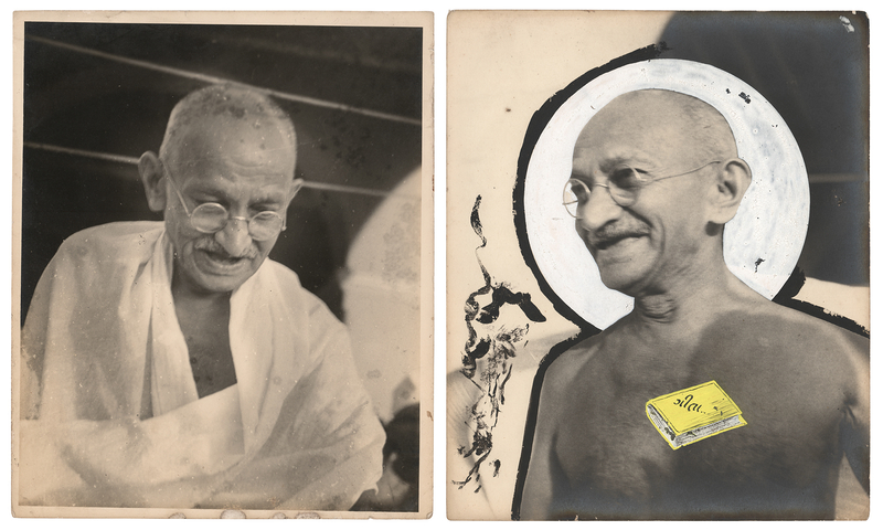 Lot 228 Monhandas Gandhi (2) Oversized Original Photographs