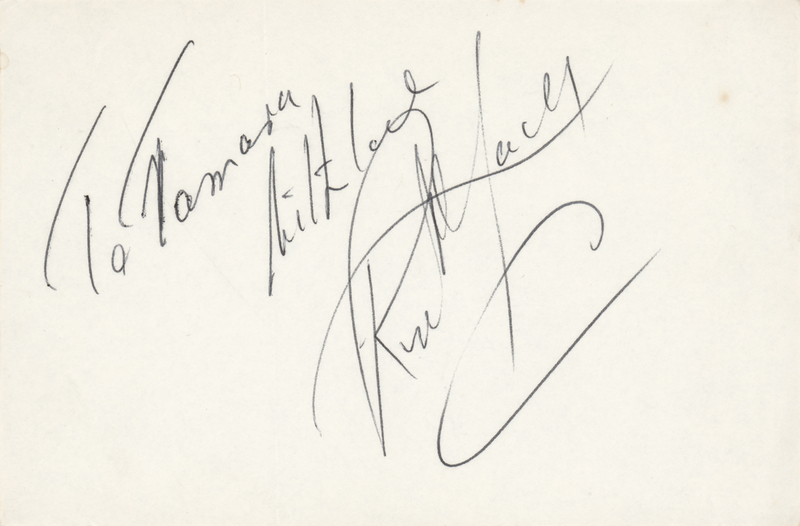 Lot 451 Raiders of the Lost Ark: Ronald Lacey Signature