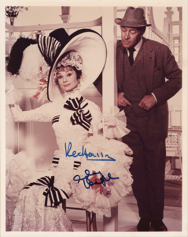 Lot 428 Audrey Hepburn and Rex Harrison Signed Photograph