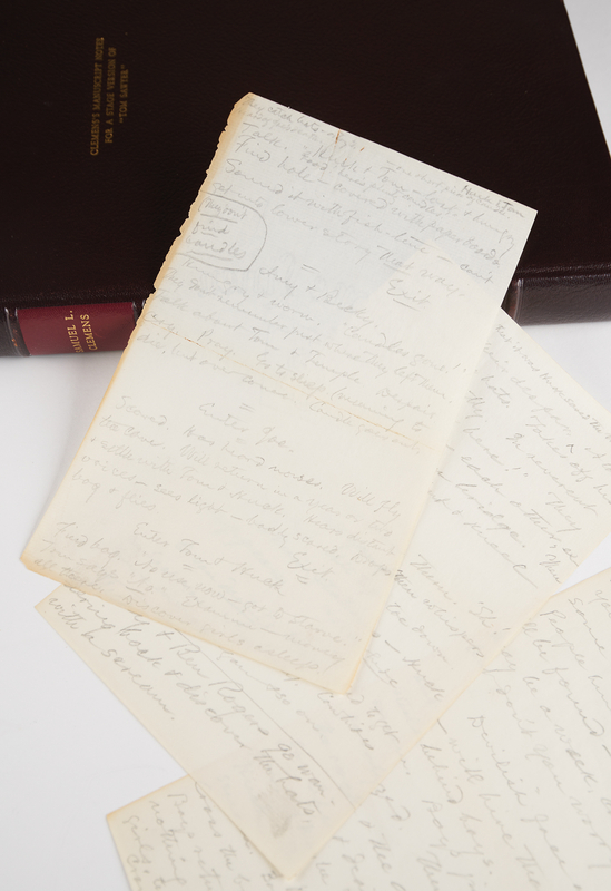 Lot 365 Samuel L. Clemens Handwritten Notes for a Stage Adaptation of Tom Sawyer: 