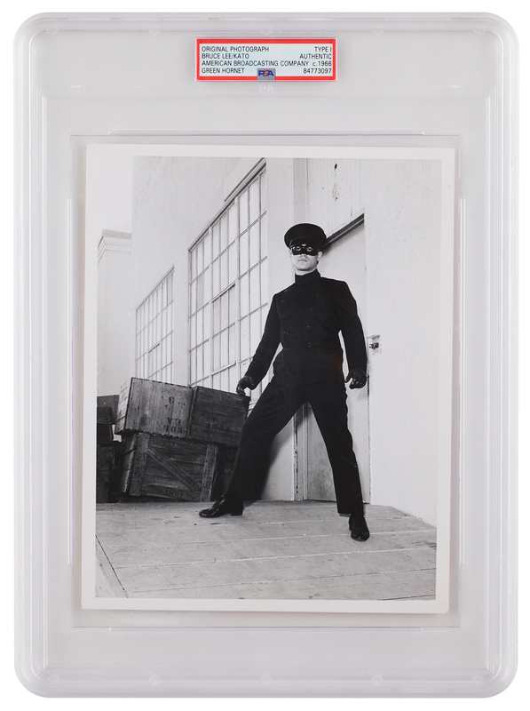 Lot 433 Bruce Lee Original Photograph for The Green Hornet - PSA Type I