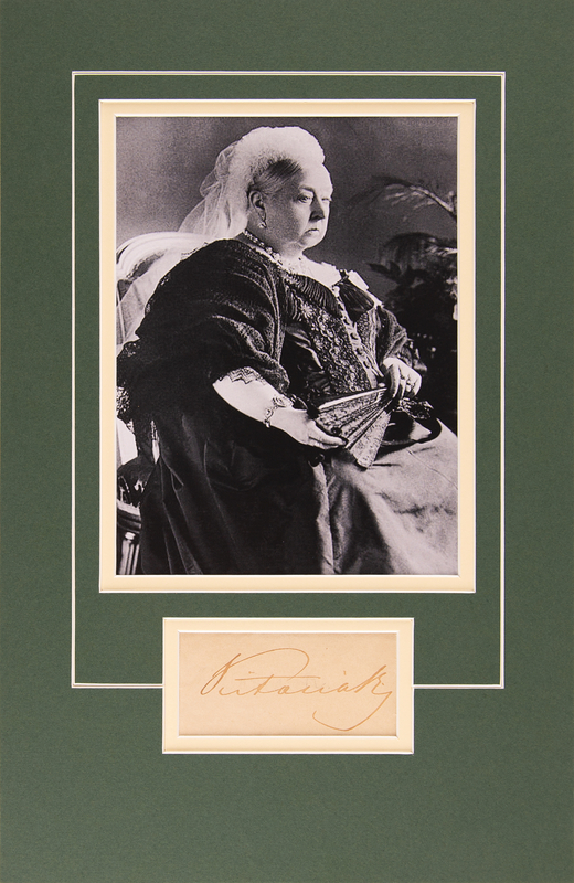 Lot 220 Queen Victoria Signature