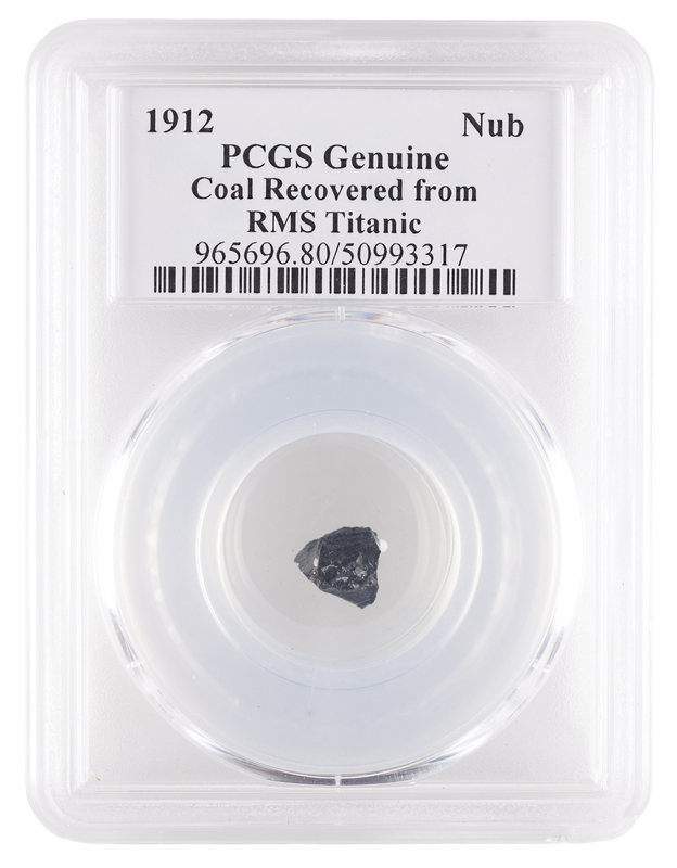 Lot 257 Titanic: Coal Piece Recovered from Wreck Site