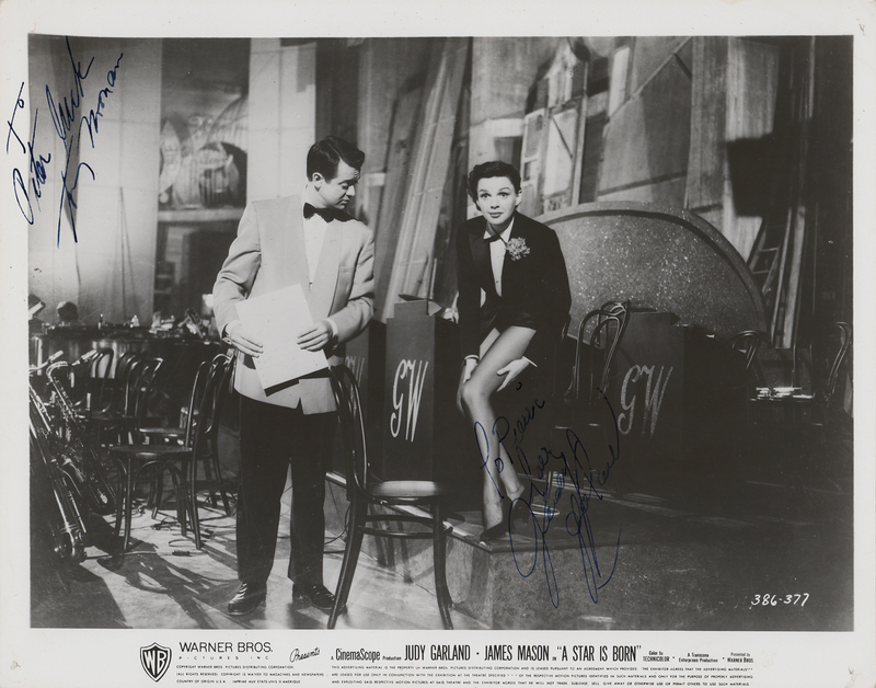 Lot 397 Judy Garland and Tommy Noonan Signed Photograph
