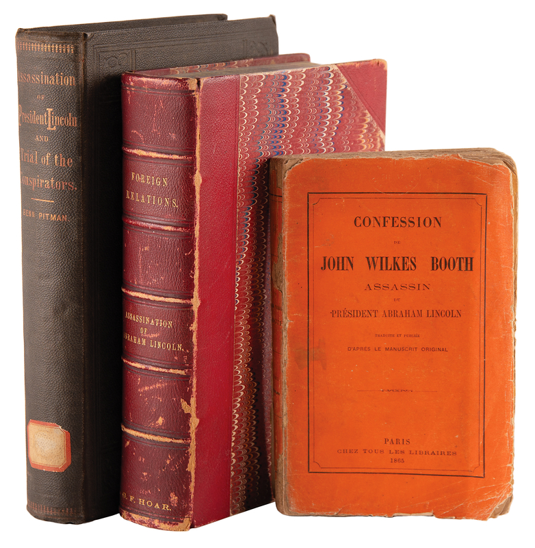Lot 156 Abraham Lincoln (3) Early Books on the Assassination and Aftermath