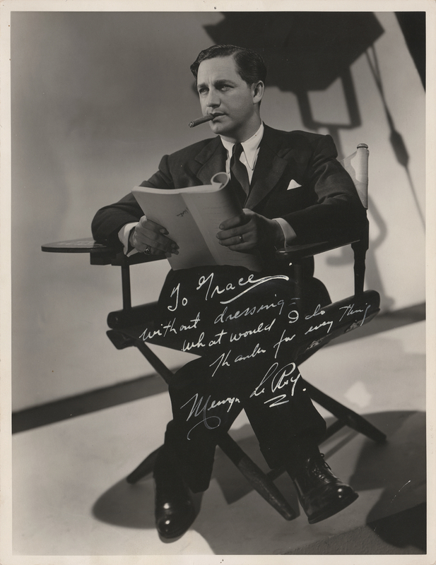 Lot 435 Mervyn LeRoy Oversized Signed Photograph